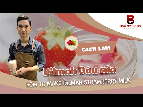 Video [BARISTA SKILLS] Bài 140: CÔNG THỨC TRÀ DILMAH DÂU SỮA... - youtube