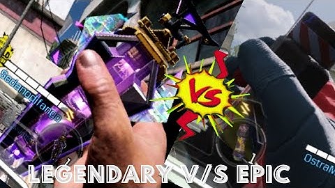 Legendary Emp and epic Emp grenade - Kill effect (Comparison)