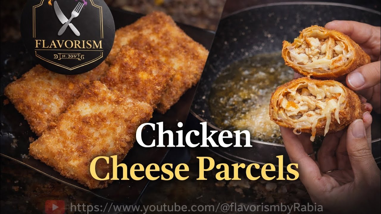 Chicken Cheese Parcels by Flavorism | Chicken Box Patties. Easy to make, Make & Freeze.