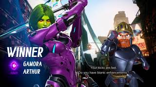 Gamora & Arthur Arcade mode | Marvel vs Capcom Infinite