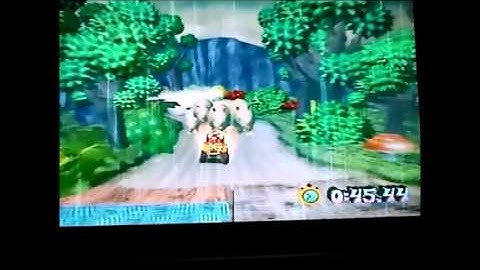 Crash Bandicoot "The Wrath of Cortex" Time Trial..Level 6."Jungle Rumble". 59:82