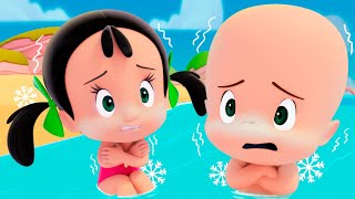 Hot and cold Summer Song + more Nursery Rhymes for children with Cleo and Cuquin