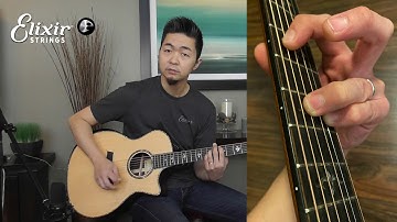 Kenny Echizen Acoustic Guitar Lesson - Making Guitar Chords Sound Moody | ELIXIR Strings