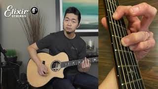 Kenny Echizen Acoustic Guitar Lesson - Making Guitar Chords Sound Moody | ELIXIR Strings