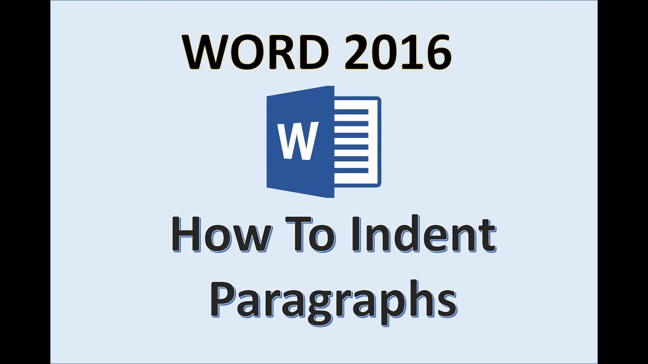 create first line indent in word 2016