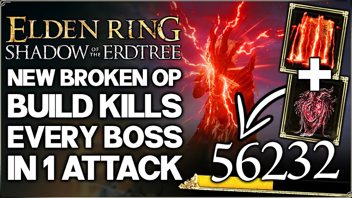 Shadow of the Erdtree - Best Boss 1 Shot Build EVER = MORE OVERPOWERED Now - Guide - Elden Ring DLC!