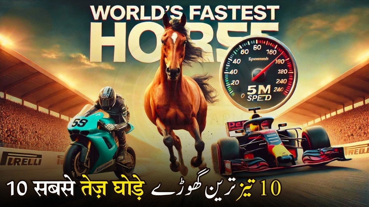Top 10 Fastest Horse Breeds in the World | The Wild Farm - YouTube