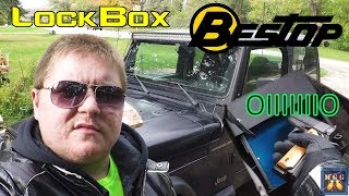 Installing Bestop Under Seat Lock Box for 1997 2006 Wrangler TJ