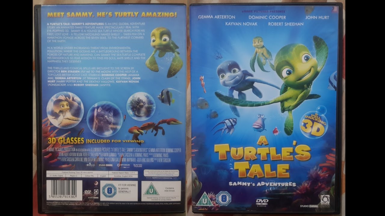 Opening to A Turtle's Tale Sammy's Adventures (2010) DVD (UK)