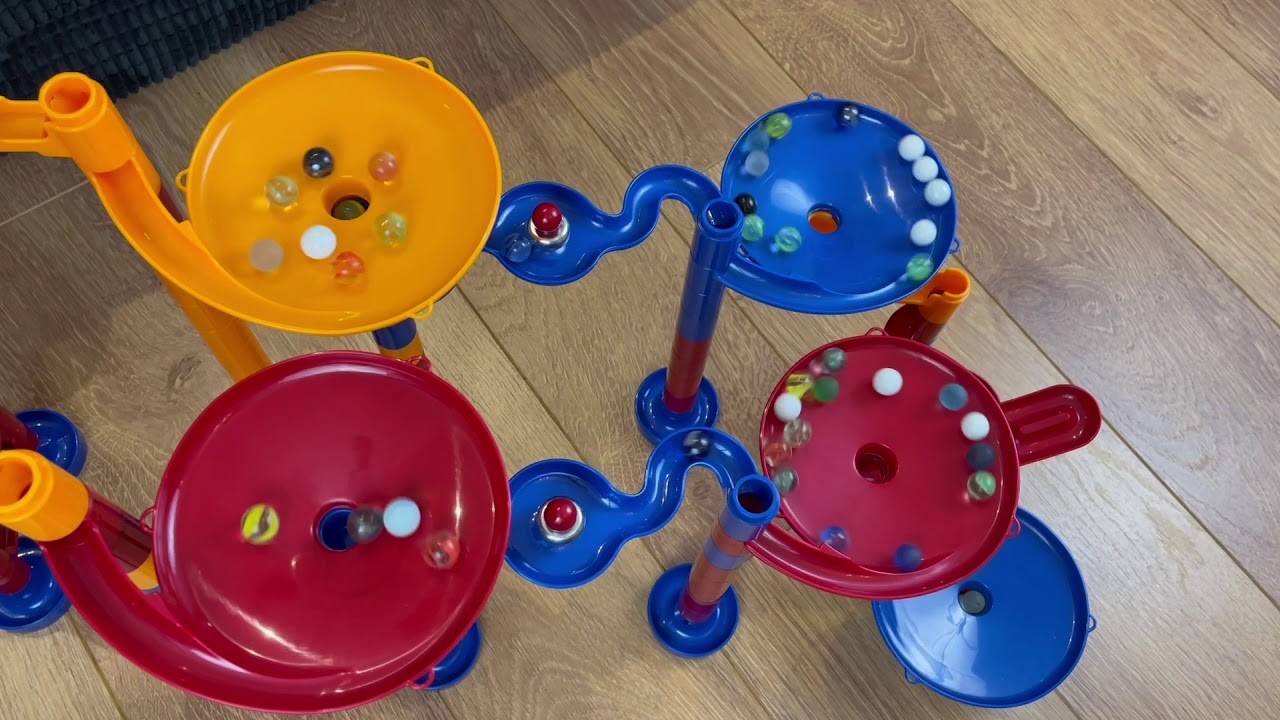 Marble Funnel Mayhem Marble Run Race ASMR The Sound of Small