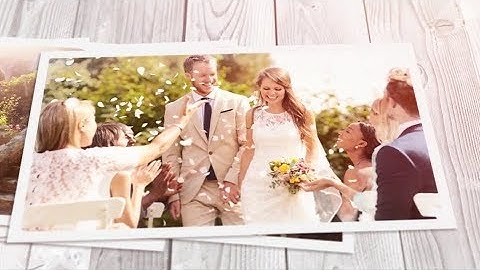 Wedding Photo Slideshow | After Effects Template