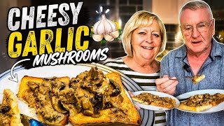 Cheesy garlic mushrooms #airfryerrecipes #CheesyGarlicMushrooms #mushroomrecipe