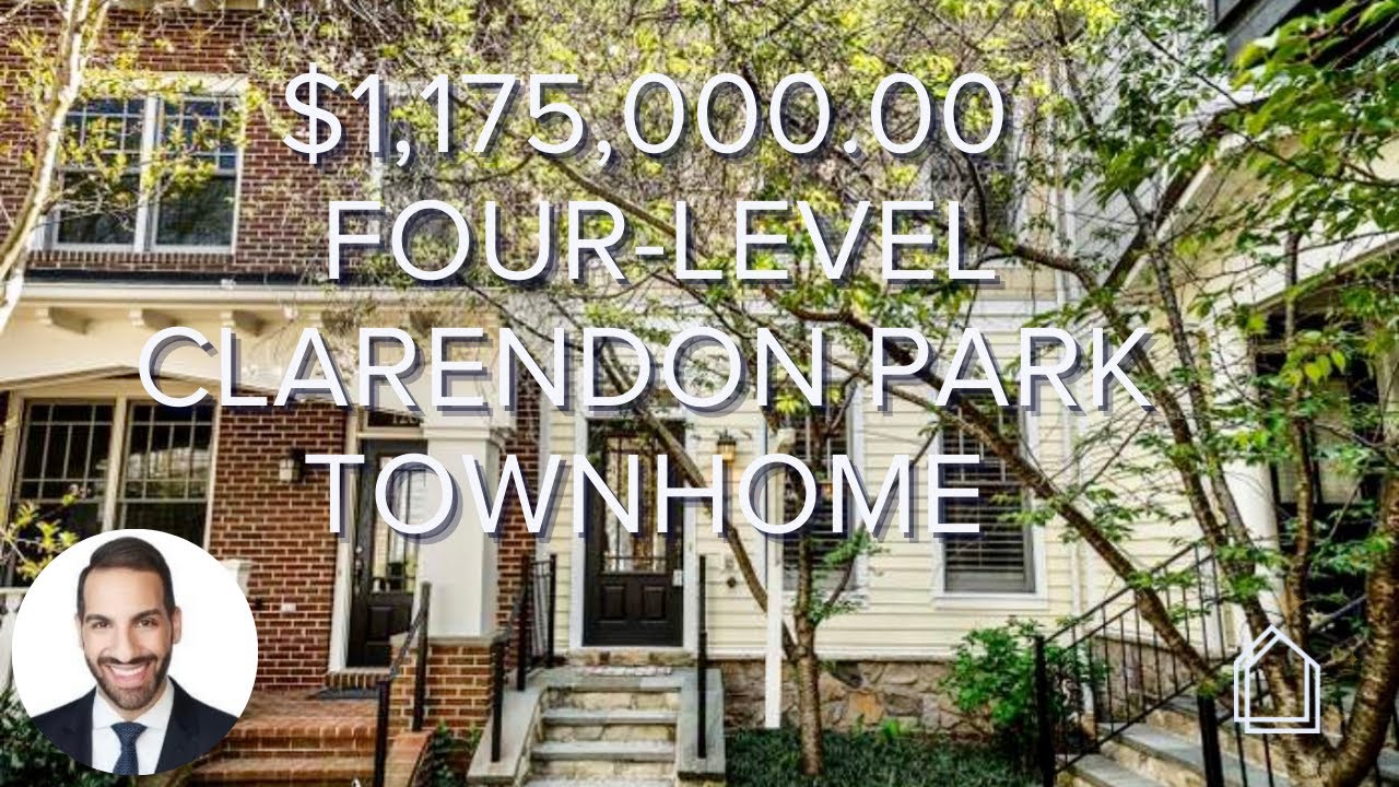 Modern FourLevel Clarendon Park Townhome Arlington, VA YouTube