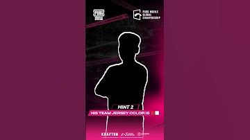 Guess the player | PMGC 2023