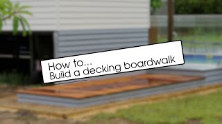 Decked boardwalk - DIY project by Adam Woodhams 527 views 2 years ago 8 minutes, 36 seconds