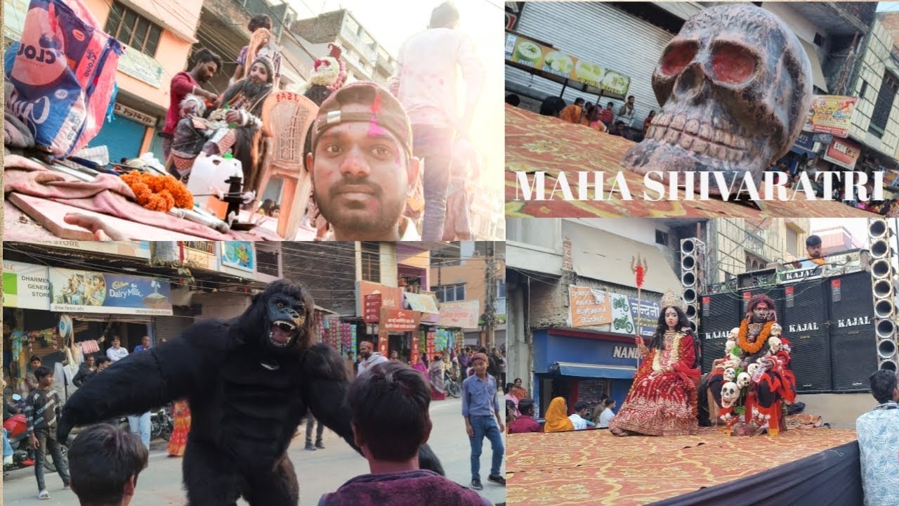 Maha shivaratri #nautanawa mela# har har mahadev 🚩 #ravi vlog 04 # 