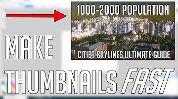 Make Thumbnails in UNDER 1 MINUTE with Paint.net!