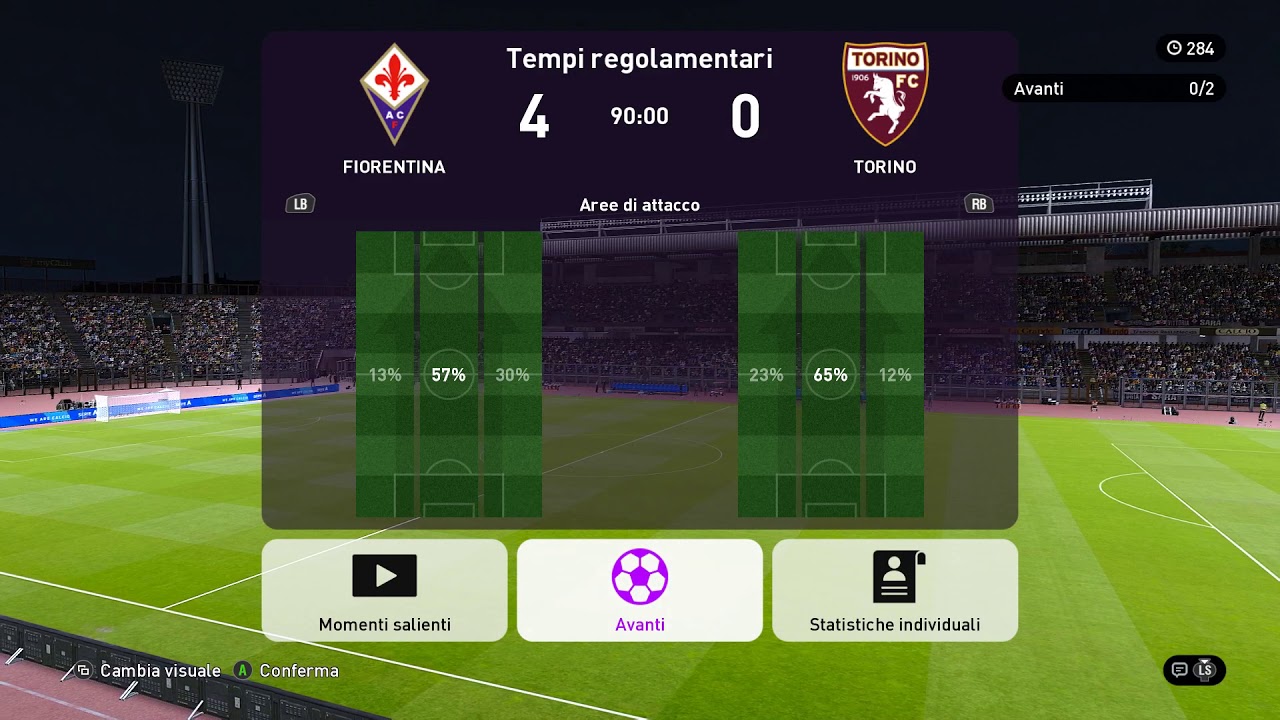 Premium League PES - Gold Cup E - 1a Giornata - Fiorentina vs Torino FC