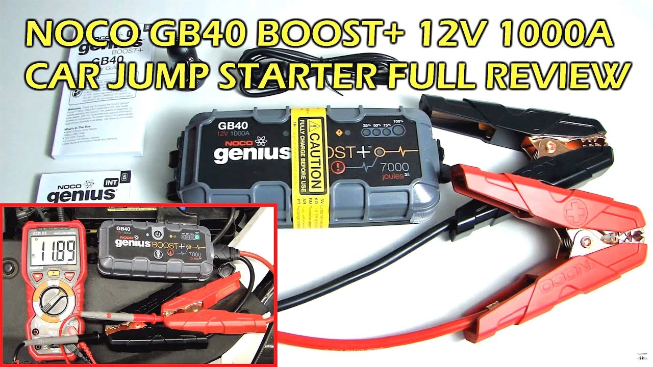 Review: NOCO Genius Boost Plus GB40 1000 Amp 12V UltraSafe Lithium Jump  Starter 