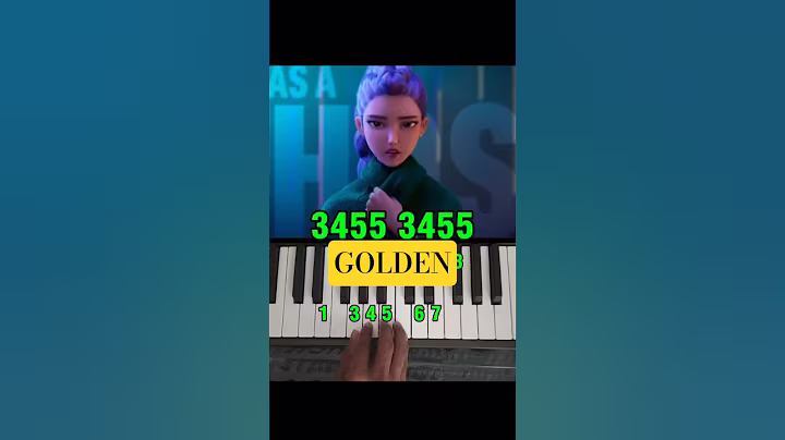 Golden KPOP Demon Hunters  Easy Piano Tutorial #shorts #demonhunters #shortsfeed #viral #piano