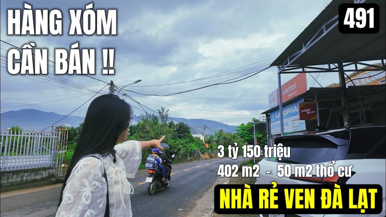 Hàng xóm công ty Thuỳ Dương cần bán nhà ven Đà Lạt 402 m2 50 m2 thổ cư 3 tỷ 150 tr đường nhựa