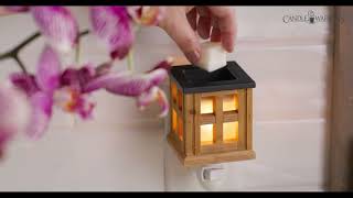 Wood Lantern Pluggable Fragrance Warmer
