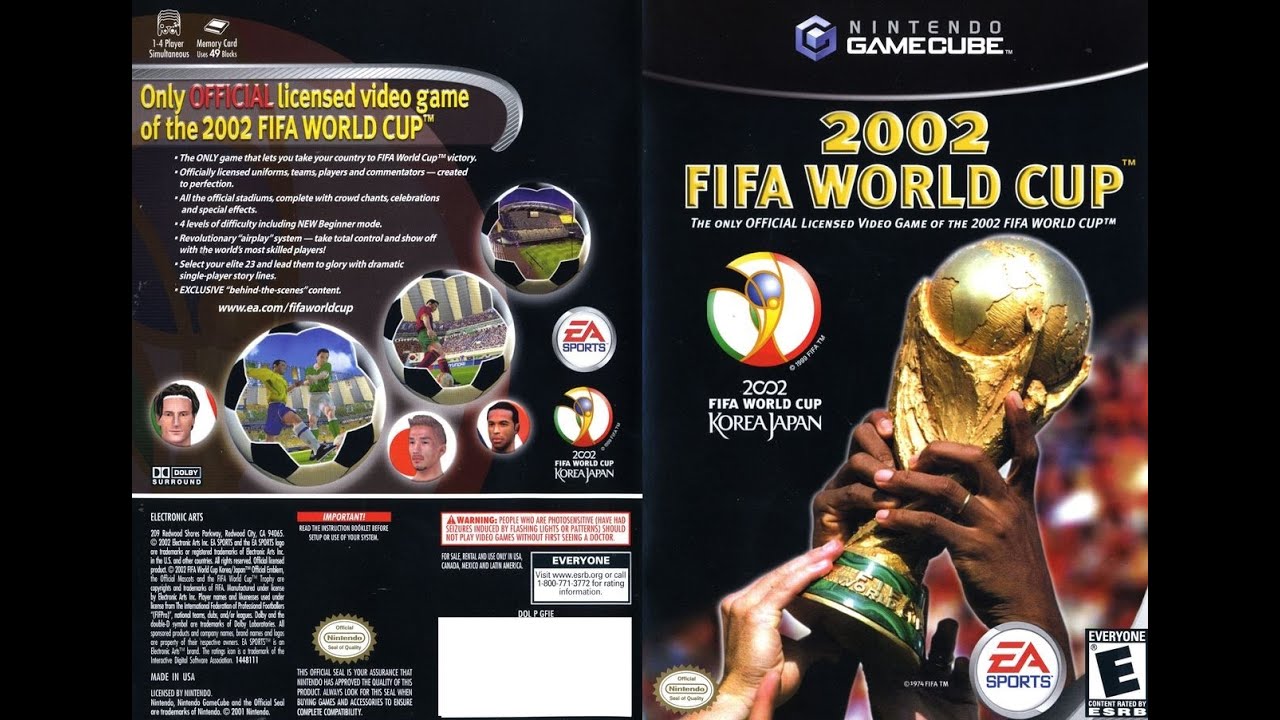Jeu GameCube FIFA World Cup 2002 Complet - Version FR - Très Bon état De Collection
