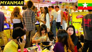 🇲🇲 This is How Myanmar People Enjoy Their Evening Life in Chinatown of Yangon by Prasun Barua 713 views 1 day ago 8 minutes, 43 seconds