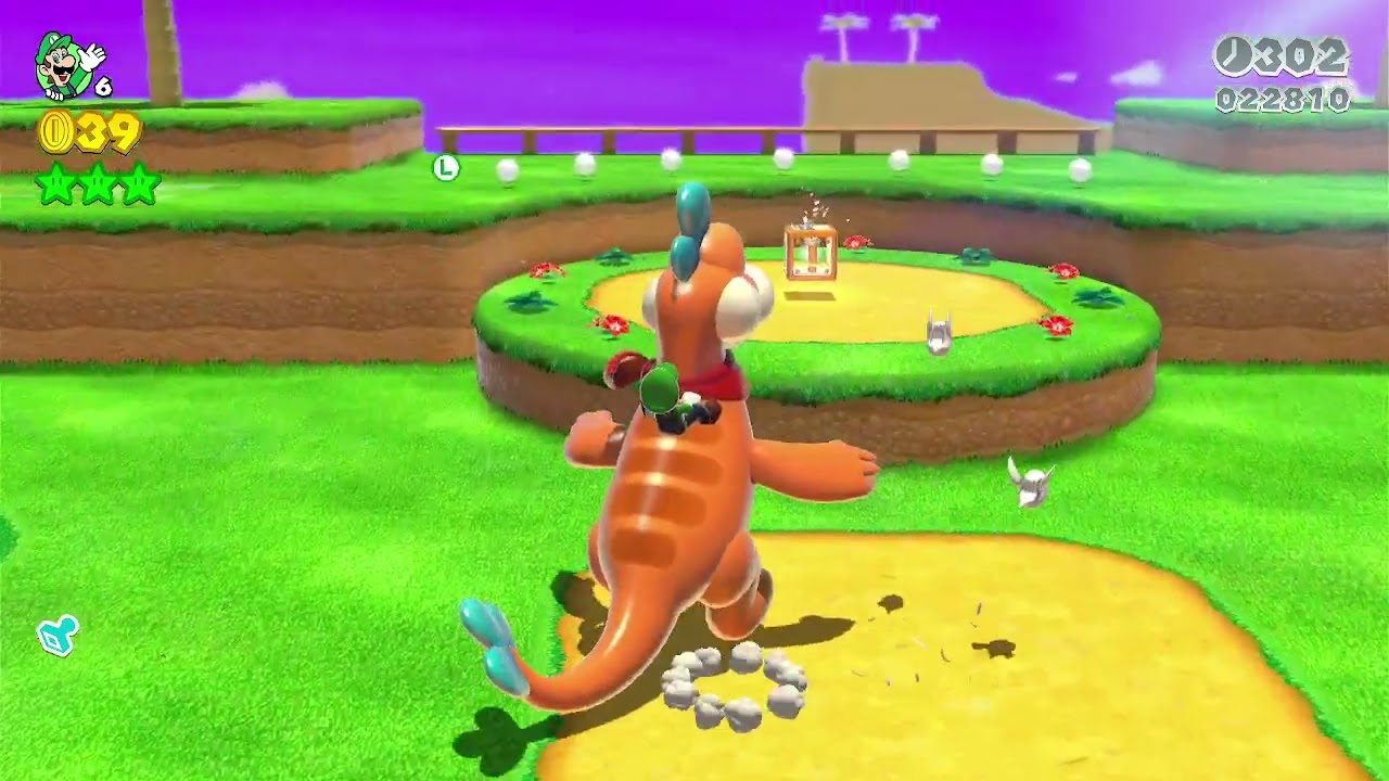 poom poom nel treno nemico super Mario 3d world episodio 10