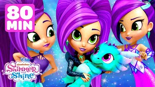 Zeta the Sorceress's Best Rescues! w/ Shimmer and Shine | 80 Minute Compilation | Shimmer and Shine