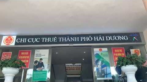 Bảng Led Ma Trận Điện Tử - Chi Cục Thuế TP. Hải Dương