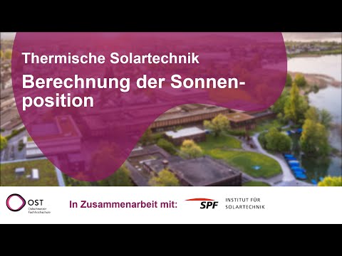 Video: Wie funktioniert ein Sonnendiagramm?