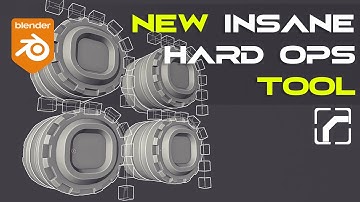 NEW insane HARD OPS tool for Blender - uniquify with curves