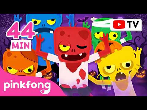 [Best of the Best] 🧟 Creepy Zombies & Monsters Compilation | Spooky Summer Night | Pinkfong Official