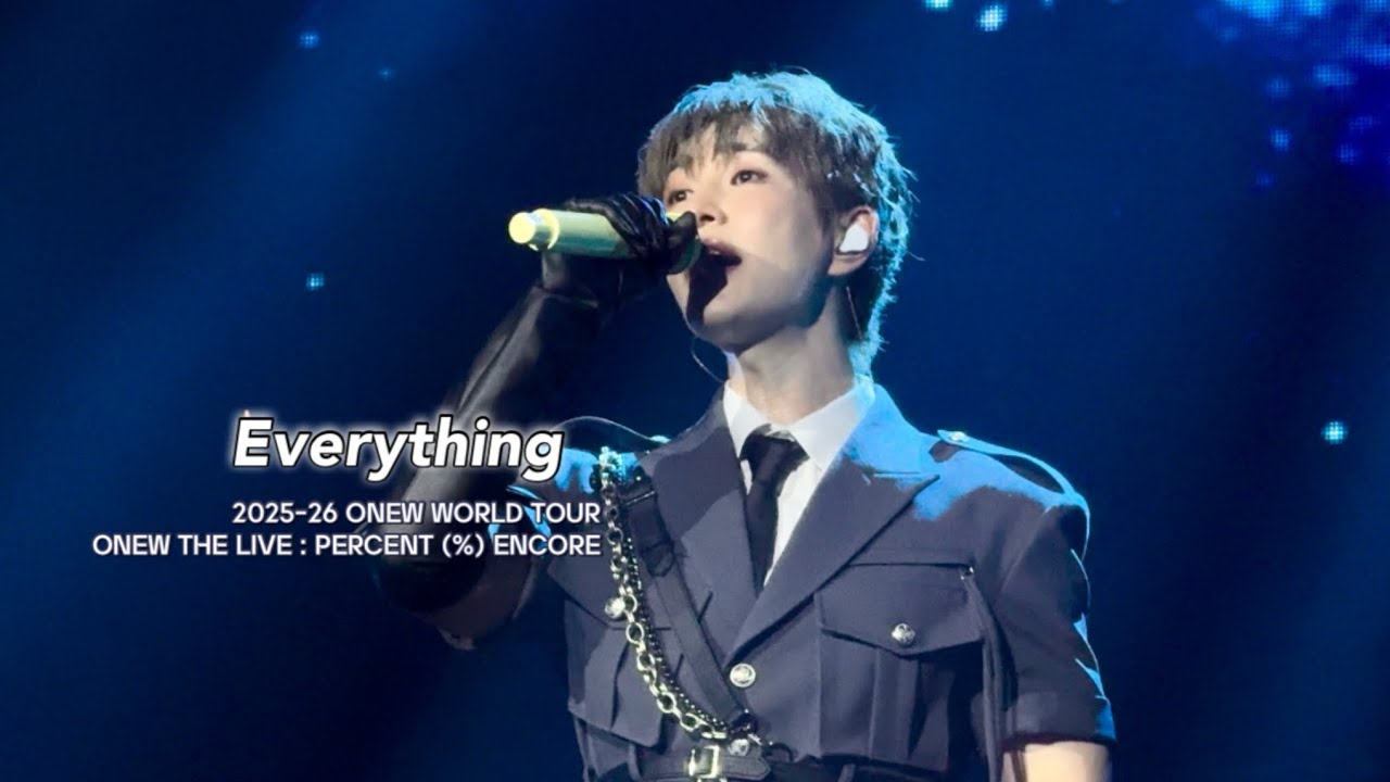 Everything | ONEW THE LIVE : PERCENT Encore Concert 온유 앵콜콘서트 직캠 260131