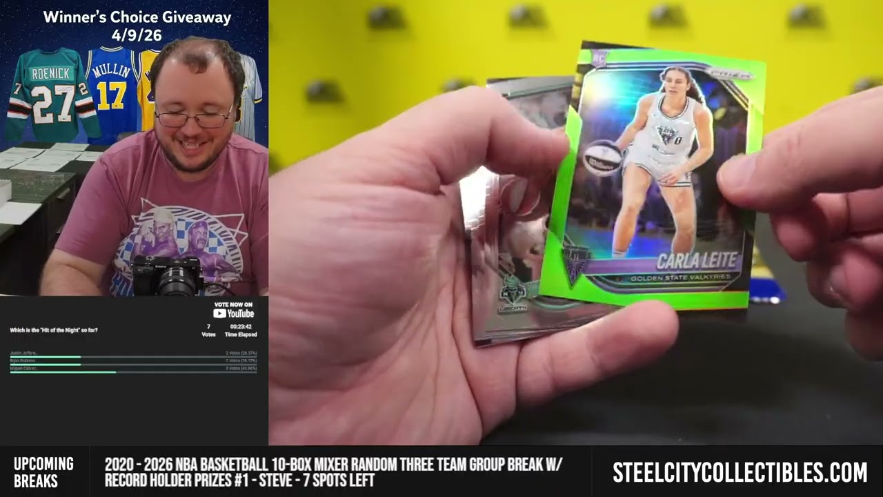 2025 Panini Prizm WNBA Basketball Hobby Box Random Team Group Break #5 - Steve