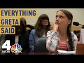 Everything Climate Activist Greta Thunberg Said Before Congress | NBC New York