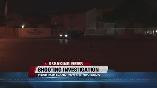 One person shot at local apartment complex