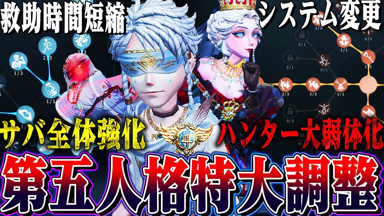 第五人格　identity V まとめ Identity V] The adjustments that Identity V has made to seriously