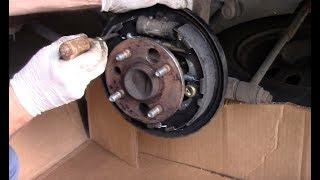 How To Replace Rear Brake Shoes 19952010 Toyota Corolla