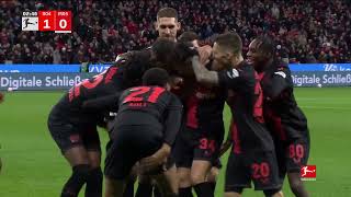 Watch Xhaka's epic goal celebration in the match between Bayer Leverkusen \& MainzXhaka amazing goal