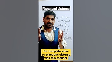 pipes and cisterns tricks by Raju sir for all competitive exams