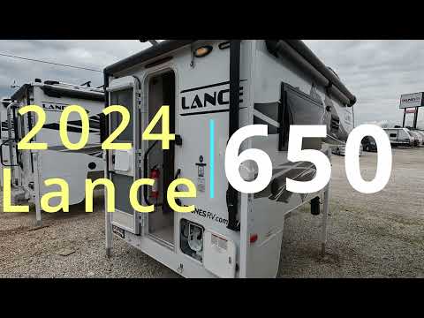 2024 Lance 650 Truck Camper