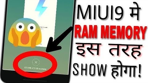 Miui9 usage ram not showing fix|how to set show available ram miui9|miui9 memory status issue|xiomi