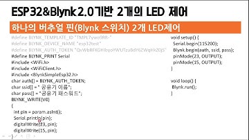 스마트팜 구축(원격제어), IOT ESP32 , Blynk 2.0 활용, 기초 제어 완벽이해