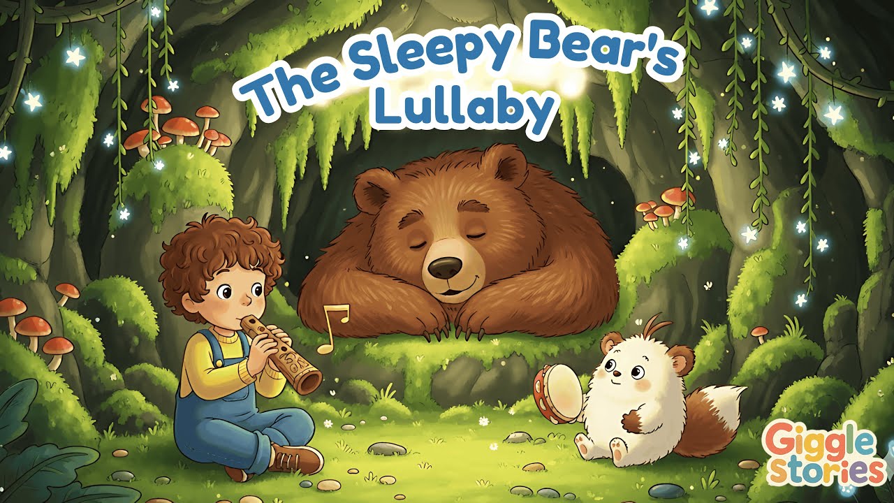 The Sleepy Bear's Lullaby | Kids Bedtime Story | Identifying Sounds ...
