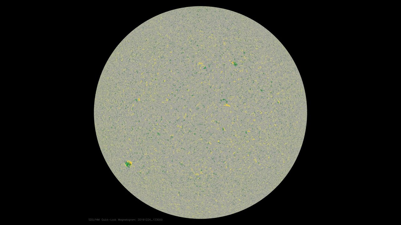 Solar Cycle 25 - AR2753 emerging on southeast limb on December 23, 2019
