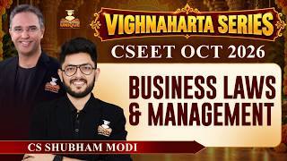 Information CSEET / CS FOUNDATION FREE | BUSINESS LAWS & MANAGEMENT | VIGHNAHARTA SERIES | OCT 2026 News