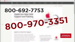 Woman loses hundreds of dollars in scam after calling fake Apple customer support line Woman loses hundreds of dollars in scam after calling fake Apple customer support line