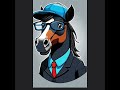 Funny horse Monga - talking video #cartoons #funnyshorts #aicartoon
